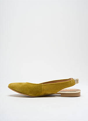 Sandales/nu pieds chiquet talon plat jusqu'à 3cm vert GADEA femme