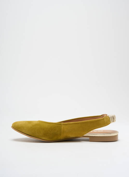 Sandales/nu pieds chiquet talon plat jusqu'à 3cm vert GADEA femme