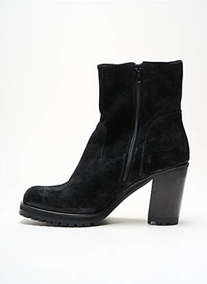 Bottines/boots nubuck talon de 7 à 9cm noir NIMAL femme