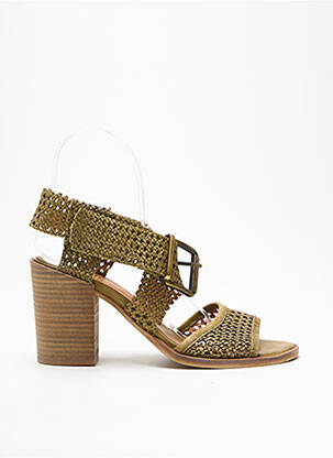Sandales/nu pieds talon bottier talon de 4 à 6cm vert LITTLE ...LA SUITE femme