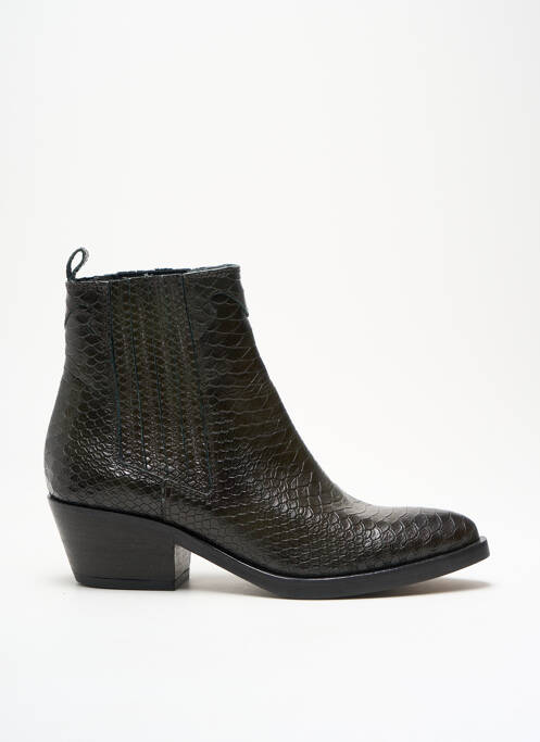 Bottines/Boots vert REQINS pour femme