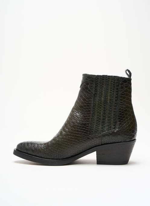 Bottines/Boots vert REQINS pour femme