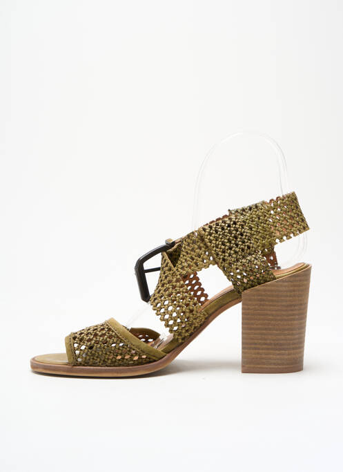 Sandales/Nu pieds vert LITTLE ...LA SUITE pour femme