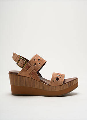 Sandales/nu pieds talon de 4 à 6cm marron ALPE femme