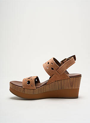 Sandales/nu pieds talon de 4 à 6cm marron ALPE femme