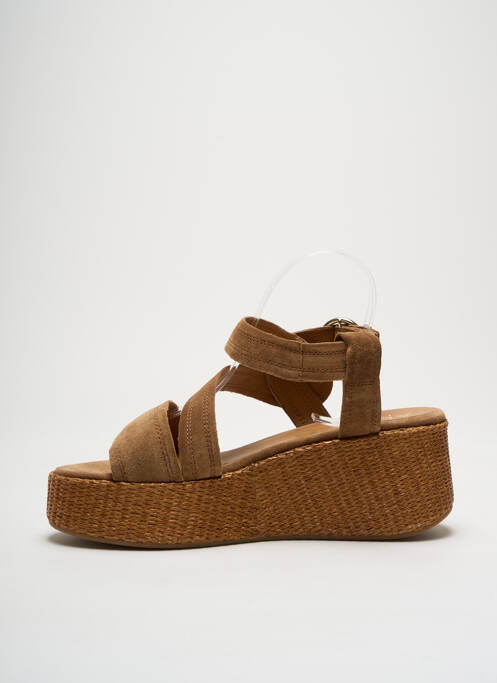 Sandales/Nu pieds marron ALPE pour femme