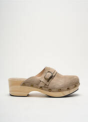 Mules/Sabots beige ALPE pour femme seconde vue