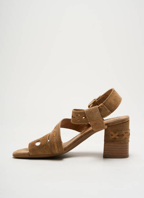 Sandales/Nu pieds marron ALPE pour femme