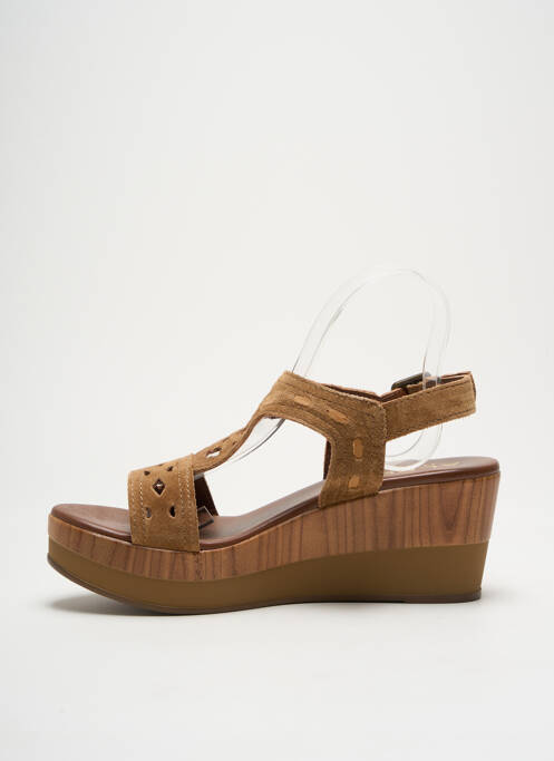 Sandales/Nu pieds marron ALPE pour femme