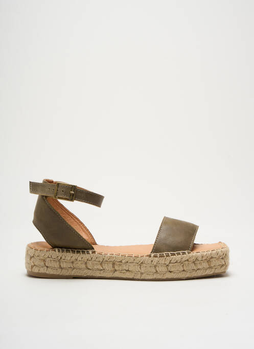 Espadrilles vert PÖLKA pour femme