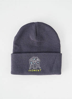 Bonnet broderie gris ELEMENT homme
