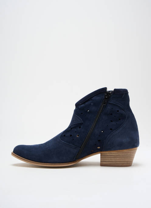 Bottines/Boots bleu PHILIPPE MORVAN pour femme