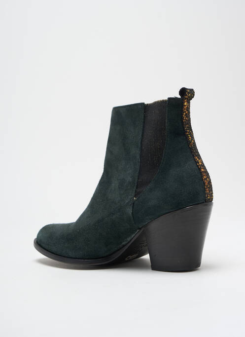 Bottines/Boots vert BLU VELVET pour femme
