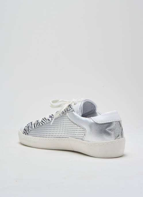 Baskets argent PHILIPPE MORVAN femme