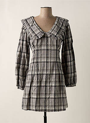 Robe courte manches longues manches longues gris TIFFOSI femme