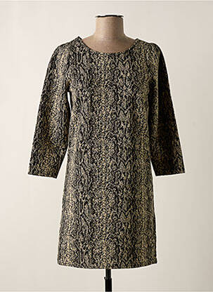 Robe courte manches 3/4 manches 3/4 beige VINTAGE LOVE femme