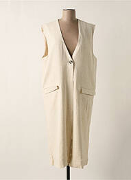 Gilet sans manche poches beige TIFFOSI femme