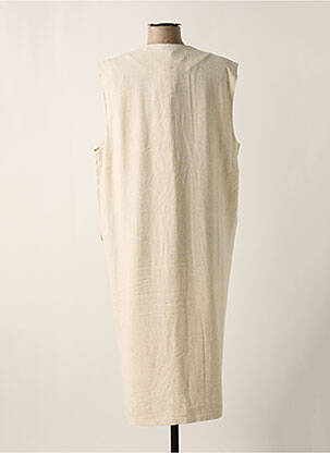 Gilet sans manche coupe cintrée beige TIFFOSI femme