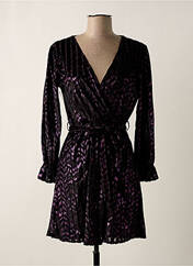 Robe courte violet RUE DES ABBESSES pour femme seconde vue