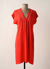 Robe mi-longue orange RUE DES ABBESSES pour femme seconde vue