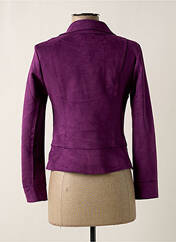 Veste casual violet JOLIFLY & JUSTINE Y pour femme seconde vue