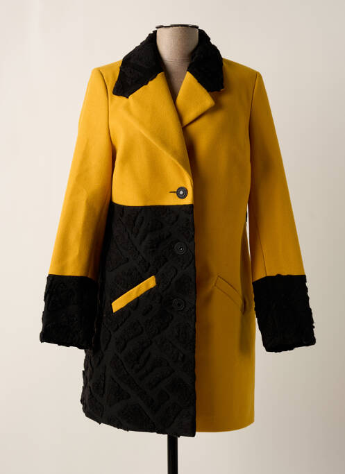 Manteau long jaune MERI & ESCA pour femme