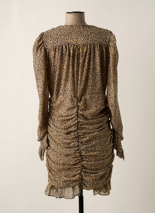 Robe courte beige RETRO & ICONE pour femme