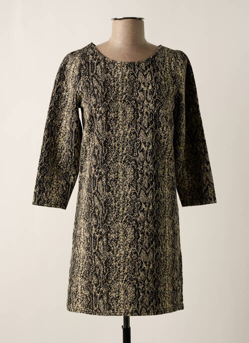 Robe courte beige VINTAGE LOVE pour femme