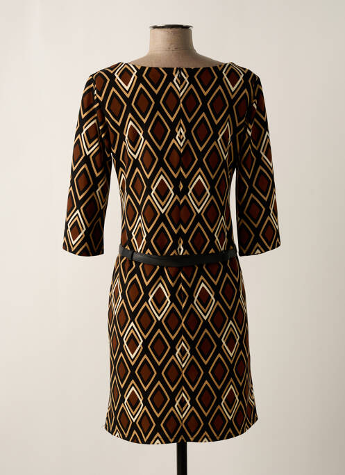 Robe courte marron ZEPELINE pour femme