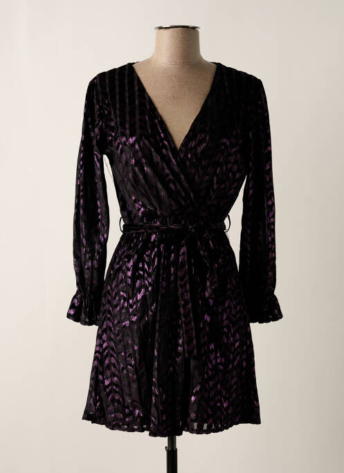 Robe courte violet RUE DES ABBESSES pour femme