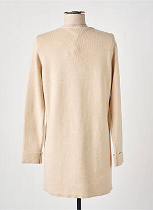 Veste casual coupe droite beige LOU LOU BY NALO femme