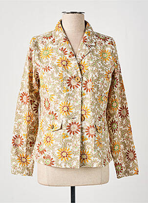 Blazer poches jaune AGATHE & LOUISE femme