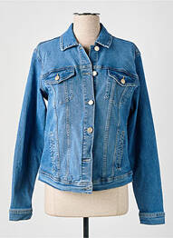 Veste casual poches bleu VOGGO femme