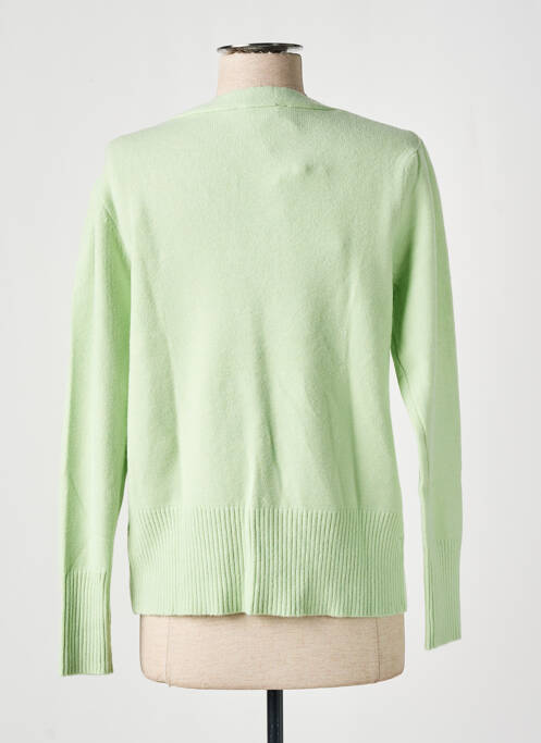 Gilet manches longues vert LOU LOU BY NALO pour femme