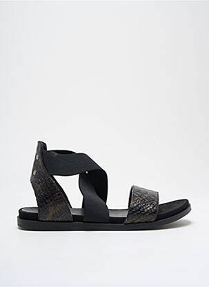 Sandales/nu pieds bout ouvert talon plat jusqu'à 3cm noir REGARD femme