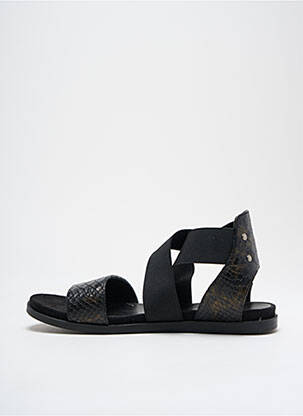 Sandales/nu pieds bout ouvert talon plat jusqu'à 3cm noir REGARD femme