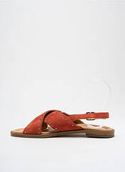 Sandales/Nu pieds orange ALIWELL pour femme seconde vue