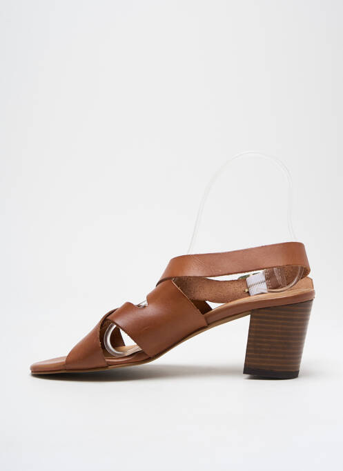 Sandales/Nu pieds marron ALIWELL pour femme