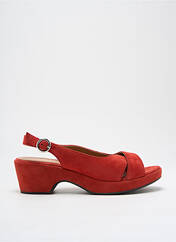 Sandales/Nu pieds rouge ADIGE pour femme seconde vue