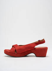 Sandales/Nu pieds rouge ADIGE pour femme seconde vue