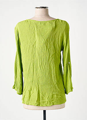 Gilet manches longues manches 3/4 vert AGATHE & LOUISE femme