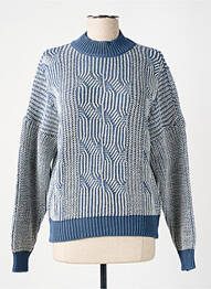 Pull stretch manches longues bleu MERI & ESCA femme