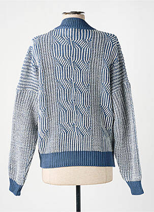 Pull stretch manches longues bleu MERI & ESCA femme