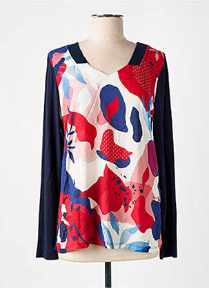 T-shirt manches longues manches longues bleu MAE MAHE femme