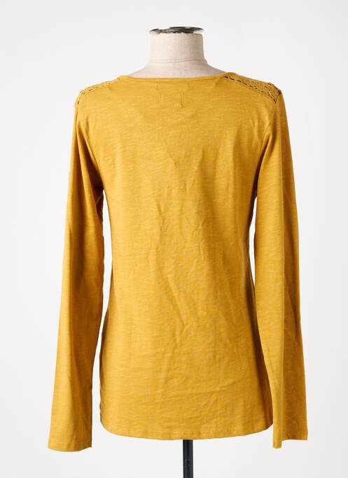 T-shirt jaune ELLE EST OU LA MER pour femme