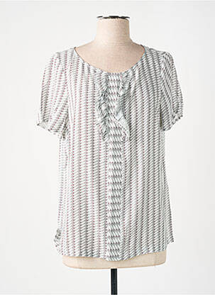 Blouse manches courtes manches courtes noir MAE MAHE femme