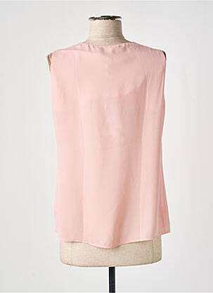 Top coupe fluide sans manche rose GREGORY PAT femme