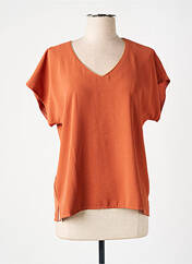 Blouse orange GRIFFON pour femme seconde vue