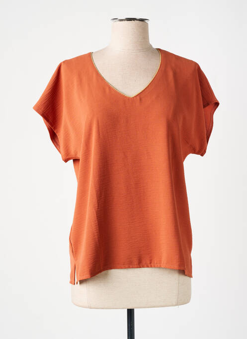 Blouse orange GRIFFON pour femme