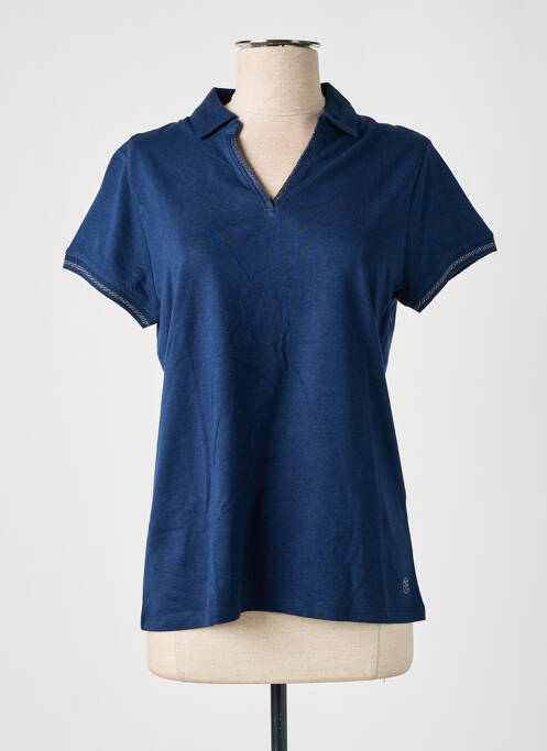 T-shirt bleu ELLE EST OU LA MER pour femme